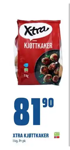 Coop Obs XTRA KJØTTKAKER, NOK 81.9 tilbud