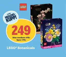 Coop Obs LEGO Botanicals, NOK 419, Medlemspris tilbud