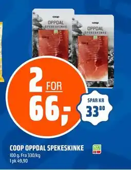 Coop Obs COOP OPPDAL SPEKESKINKE, NOK 66 tilbud