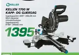 Coop Byggmix KELLEN 1700 W KAPP- OG GJÆRSAG, NOK 1395 tilbud