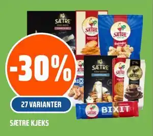 Coop Obs SÆTRE KJEKS tilbud