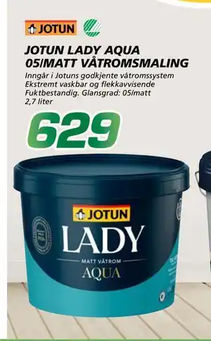 JOTUN LADY AQUA, NOK 629