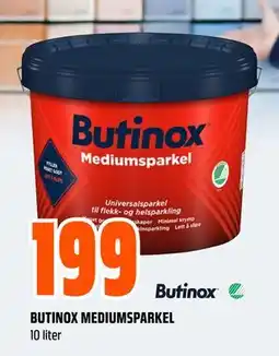 Obs Bygg BUTINOX MEDIUMSPARKEL, NOK 199 tilbud