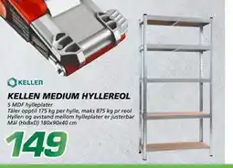 Coop Byggmix KELLEN MEDIUM HYLLEREOL, NOK 149 tilbud