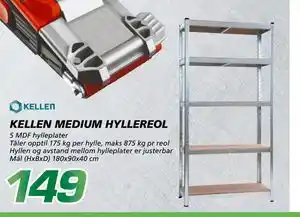 Coop Byggmix KELLEN MEDIUM HYLLEREOL, NOK 149 tilbud