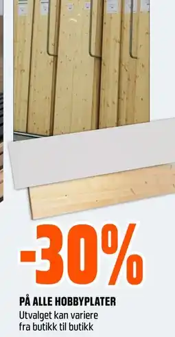 Obs Bygg ALLE HOBBYPLATER tilbud