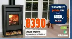 Obs Bygg ASGÅRD 2 PEISOVN, NOK 8390 tilbud