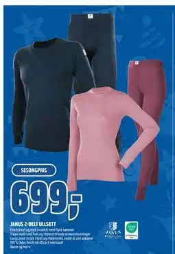 Coop Obs JANUS 2-DELT ULLSETT, NOK 699 tilbud