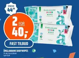 Coop Obs ÄNGLAMARK BABYWIPES, NOK 40 tilbud
