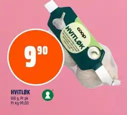 Coop Obs HVITLØK, NOK 9.9 tilbud