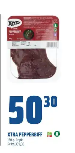 Coop Obs XTRA PEPPERBIFF, NOK 50.3 tilbud