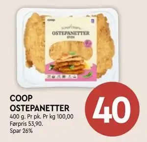 Coop Mega COOP OSTEPANETTER, NOK 40 tilbud
