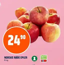 Coop Obs NORSKE RØDE EPLER, NOK 24.9 tilbud