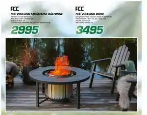 Coop Byggmix FCC VOLCANO BORD, NOK 3495 tilbud