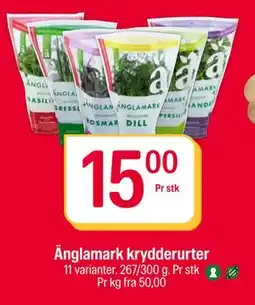 Coop Extra Änglamark krydderurter, NOK 15 tilbud