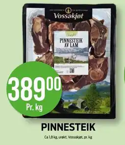 Kiwi PINNESTEIK, NOK 389 tilbud