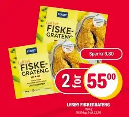 Coop Extra LERØY FISKEGRATENG, NOK 55 tilbud