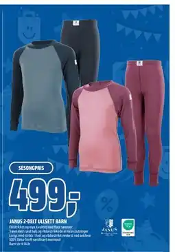 Coop Obs JANUS 2-DELT ULLSETT BARN, NOK 499 tilbud