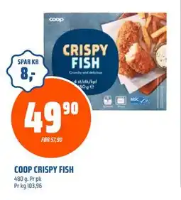 Coop Obs COOP CRISPY FISH, NOK 49.9 tilbud