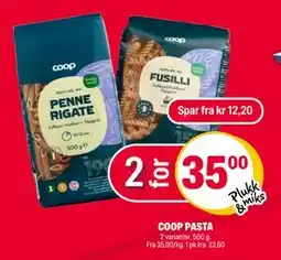 Coop Extra COOP PASTA, NOK 35 tilbud
