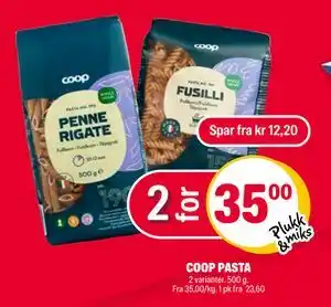 Coop Extra COOP PASTA, NOK 35 tilbud