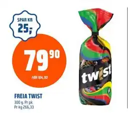 Coop Obs FREIA TWIST, NOK 79.9 tilbud