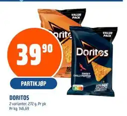 Coop Obs DORITOS, NOK 39.9 tilbud