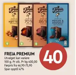 Coop Mega FREIA PREMIUM, NOK 40 tilbud