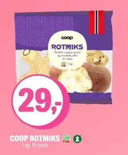Coop Extra COOP ROTMIKS, NOK 29 tilbud