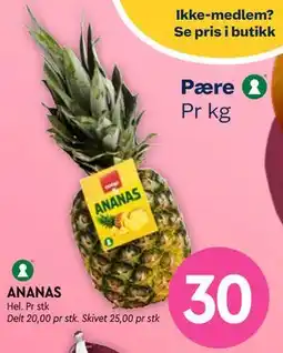 Coop Mega ANANAS, NOK 30 tilbud