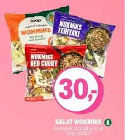 Coop Extra SALAT WOKMIKS, NOK 30 tilbud