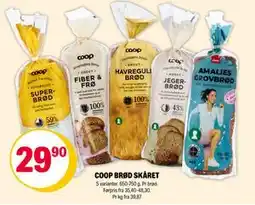 Coop Extra COOP BRØD SKÅRET, NOK 29.9 tilbud