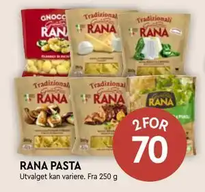 Coop Mega RANA PASTA, NOK 70 tilbud