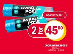 Coop Extra COOP AVFALLSPOSE, NOK 45 tilbud