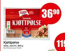 Spar Kjøttpølse, NOK 36.9 tilbud