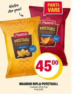 Coop Extra MAARUD RIFLA POTETGULL, NOK 45 tilbud