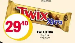 Coop Extra TWIX XTRA, NOK 29.4 tilbud
