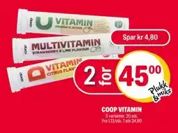 Coop Extra COOP VITAMIN, NOK 45 tilbud