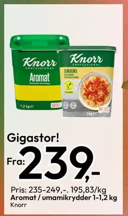Gigaboks Aromat / umamikrydder 1-1,2 kg tilbud
