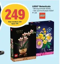 Coop Extra LEGO Botanicals, NOK 419, Medlemspris tilbud