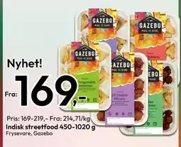 Gigaboks Indisk streetfood 450-1020 g tilbud