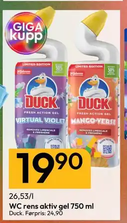 Gigaboks WC rens aktiv gel 750 ml, NOK 19.9 tilbud