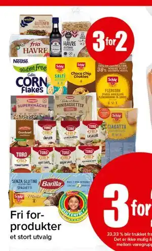 Spar Fri for-produkter tilbud