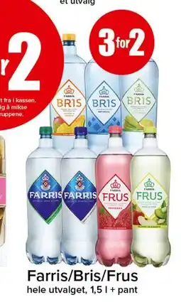 Spar Farris/Bris/Frus tilbud