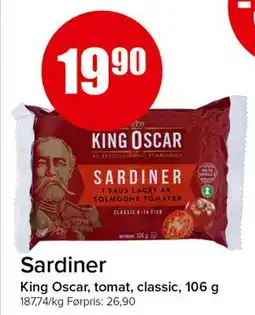 Spar Sardiner, NOK 19.9 tilbud