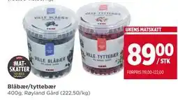 Meny Blåbær/tyttebær, NOK 89 tilbud