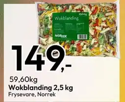 Gigaboks Wokblanding 2,5 kg, NOK 149 tilbud