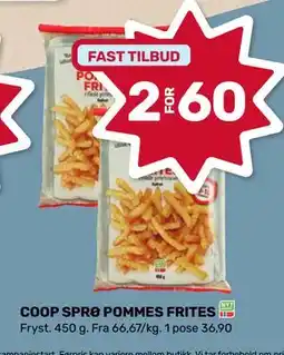 Matkroken COOP SPRØ POMMES FRITES, NOK 60 tilbud
