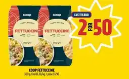 Coop Prix COOP FETTUCCINE, NOK 50 tilbud