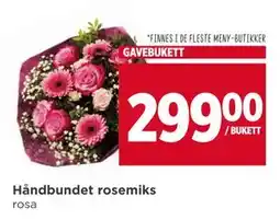 Meny Håndbundet rosemiks, NOK 299 tilbud